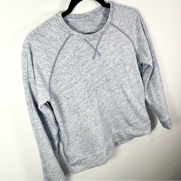 Lululemon Just Pleat It Crew, Heathered Speckled True Navy - Picture 6 of 16